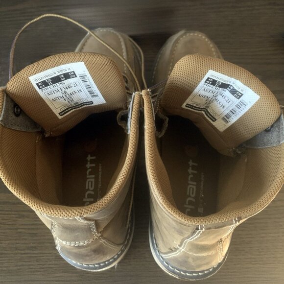 Carhartt Waterproof 6" Moc Toe Wedge Boot - Size 11 - Picture 3 of 5